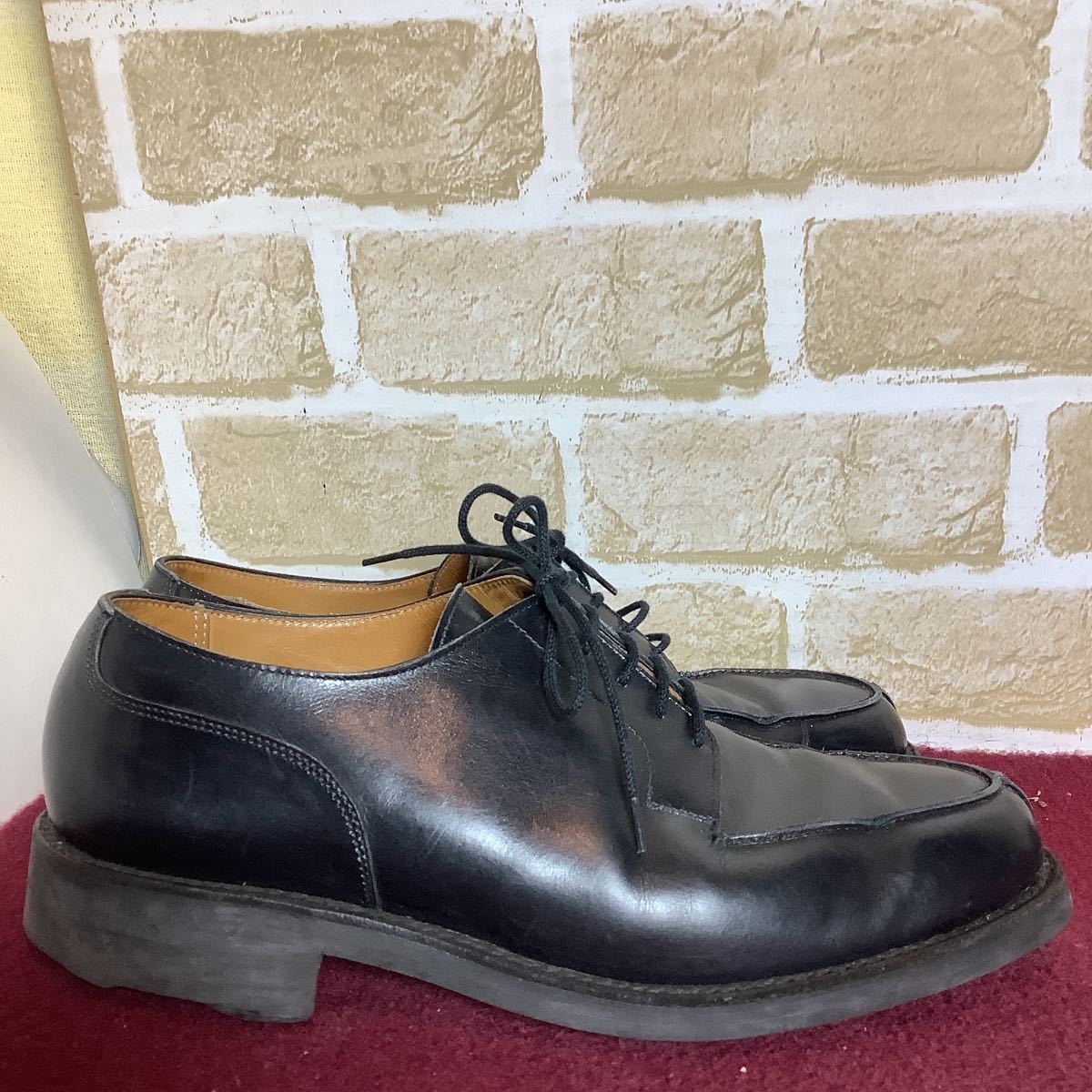 【売り切り!送料無料!】A-309 CROCKETT&JONES!ビジネスシューズ!5 1/2E 24.5〜25.0cmぐらい!イングランド製!おしゃれ!仕事!普段履き!中古の画像4