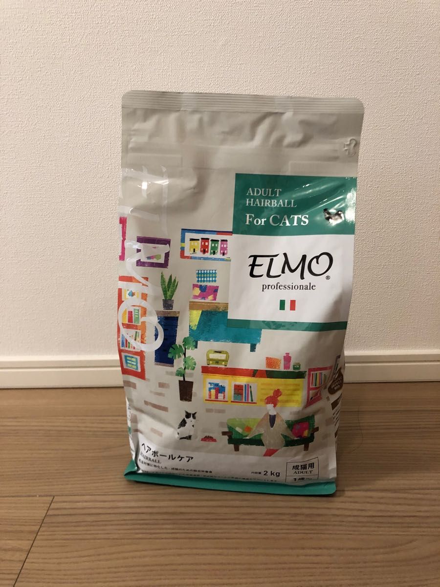 【成猫用】 ELMO ヘアボール 2kg エルモ イタリア製キャットフード