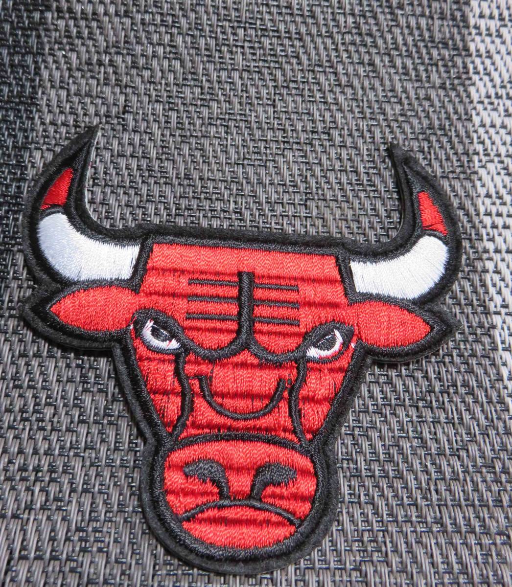 顔赤牛DX 新品NBA シカゴ・ブルズ Chicago Bulls 刺繍ワッペン激 顔赤牛DX 新品NBA シカゴ・ブルズ Chicago Bulls 刺繍ワッペン激