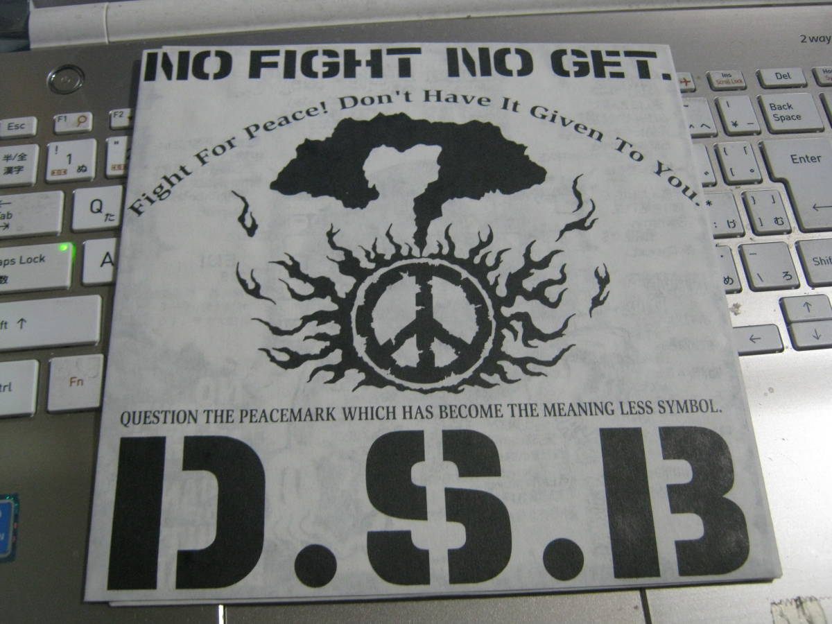 D.S.B / NO FIGHT NO GET 7“ Hazard Discocks Vespera Attacked Avoided Hellbent Assault Flw Tempest WORM'S MEAT DISCOCKS GAIA _画像1