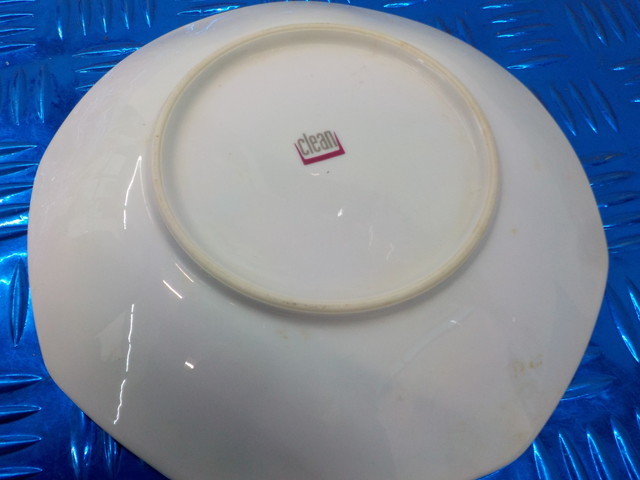 TIN●〇（6）Clean　クリーン　皿　中皿　食器　すみれ　２枚セット　5-4/20（ま）_画像5