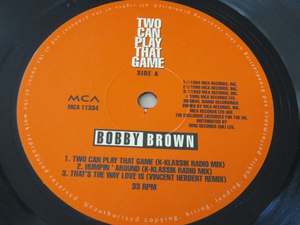 UK盤★Two Can Play That Game / ボビー・ブラウン（Bobby Brown）★2枚組 LP_画像5