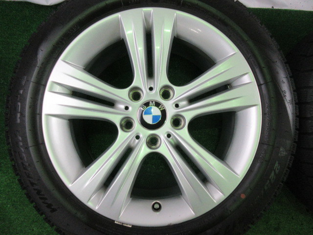 在庫★バリ山★BMW ３シリーズ 純正 7.5J+37 5H120 ナンカン 225/50R17 F30 F31 E90 F32 4シリーズ_画像2