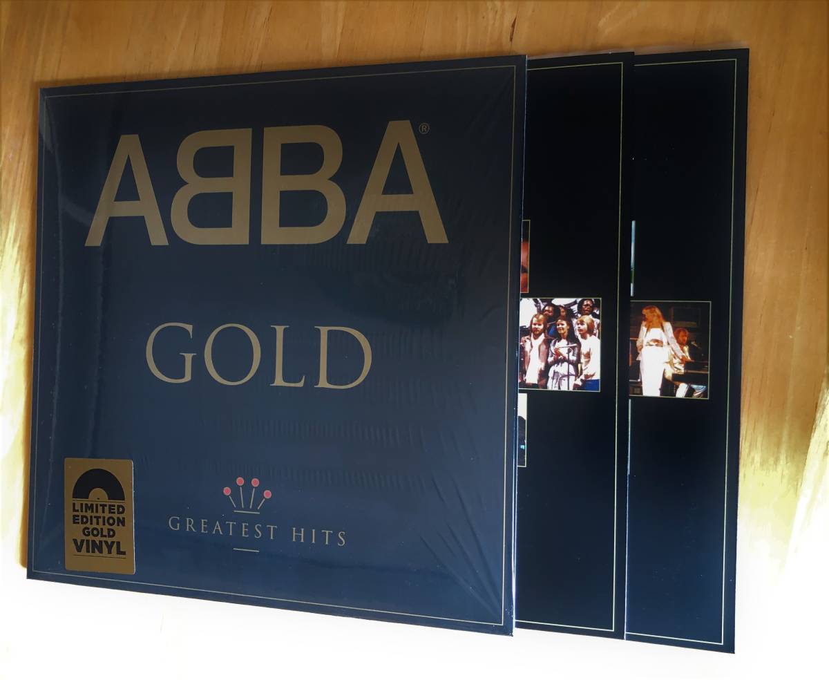 ゴールド・カラー盤仕様 限定復刻！ 輸入極美品 高音質180g重量盤2LP ABBA/Gold＜Gold Vinyl＞アバ・ゴールド ベスト・アルバム_画像1