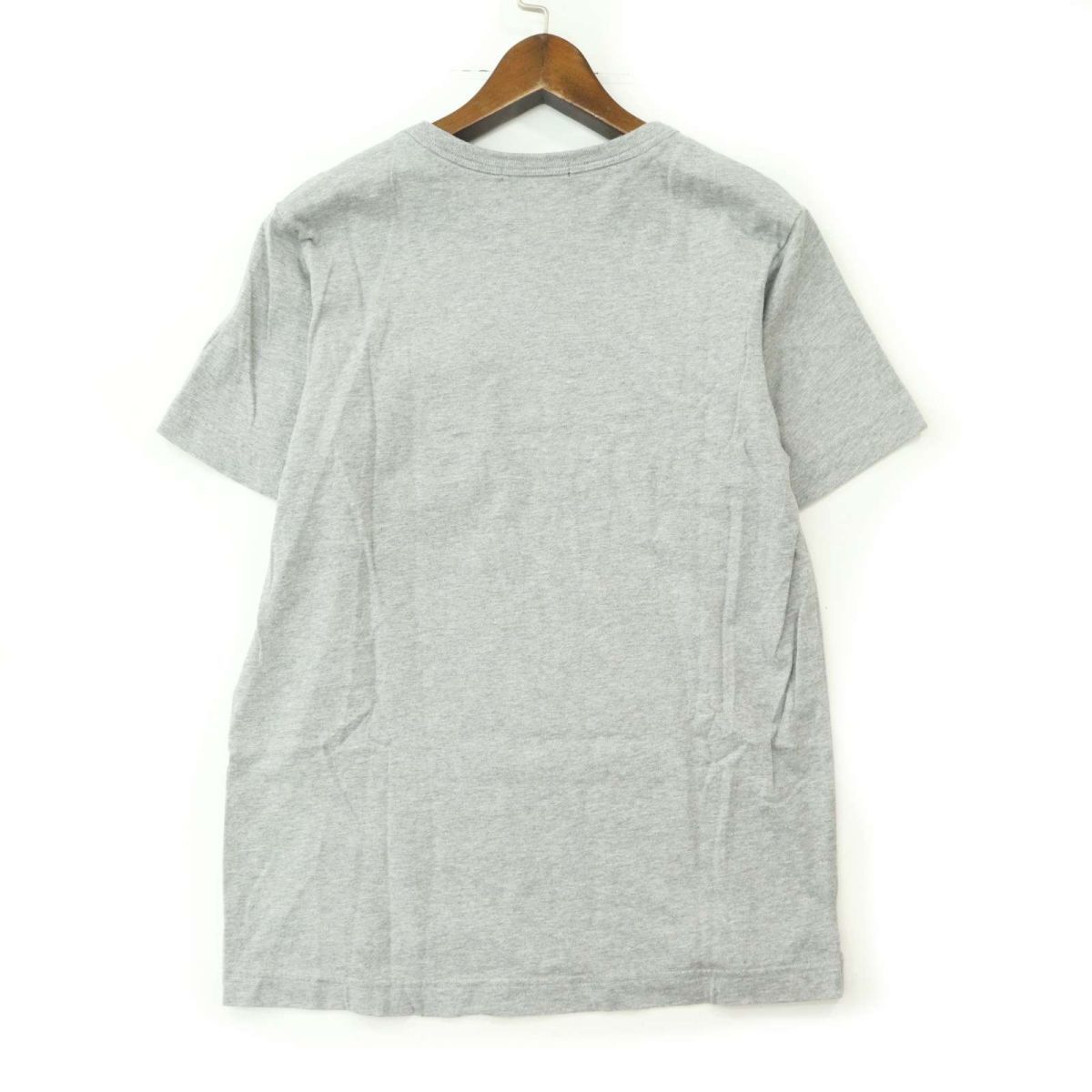 vital MONSIEUR NICOLE ムッシュ ニコル 半袖 ボア ポケット★ カットソー Tシャツ Sz.46　メンズ グレー　A3T04246_4#D_画像4