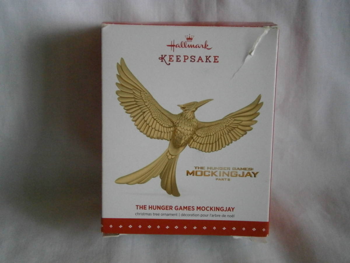 ハンガーゲーム　THE HUNGER GAMES MOCKINGJAY PART2　鳥のオブジェクト　クリスマスツリー用オーナメント（飾り）未使用品_画像1