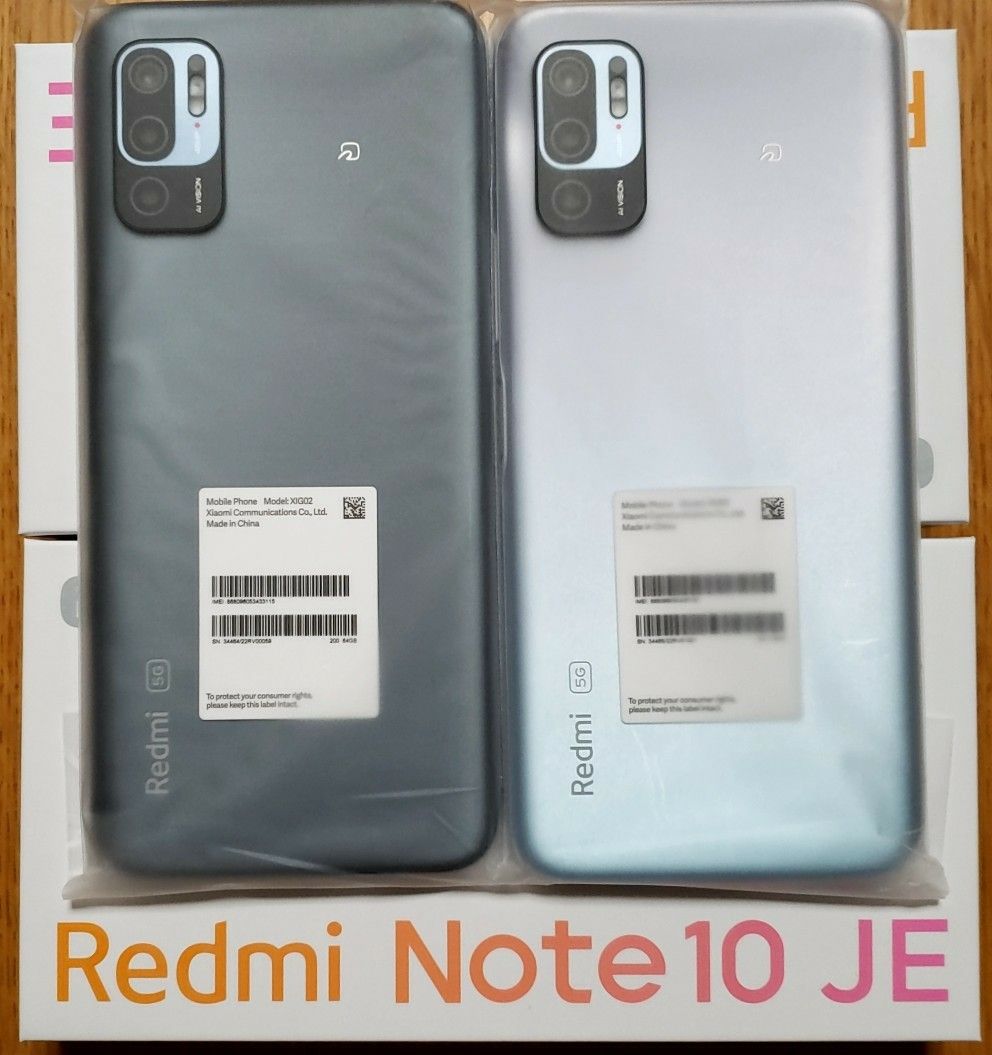 人気急上昇 Xiaomi Redmi Note 10 JE グラファイトグレー