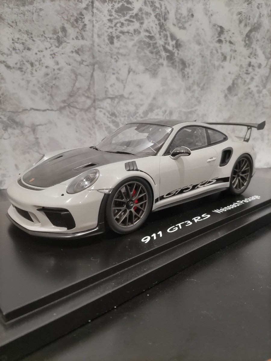 1/18 Spark PORSCHE 911 GT3 RS Weissach Package ポルシェ ディーラー 特注 別注 911台限定 バイザッサ ヴァイザッハ スパーク