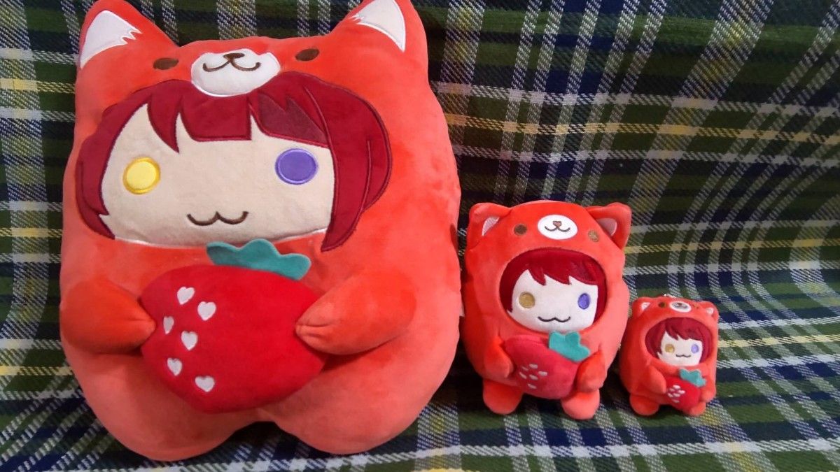 すとぷり 大中小セット(莉犬) あにまるぬいぐるみくっしょん もちもちあにまるぬいぐるみ あにまるますこっと