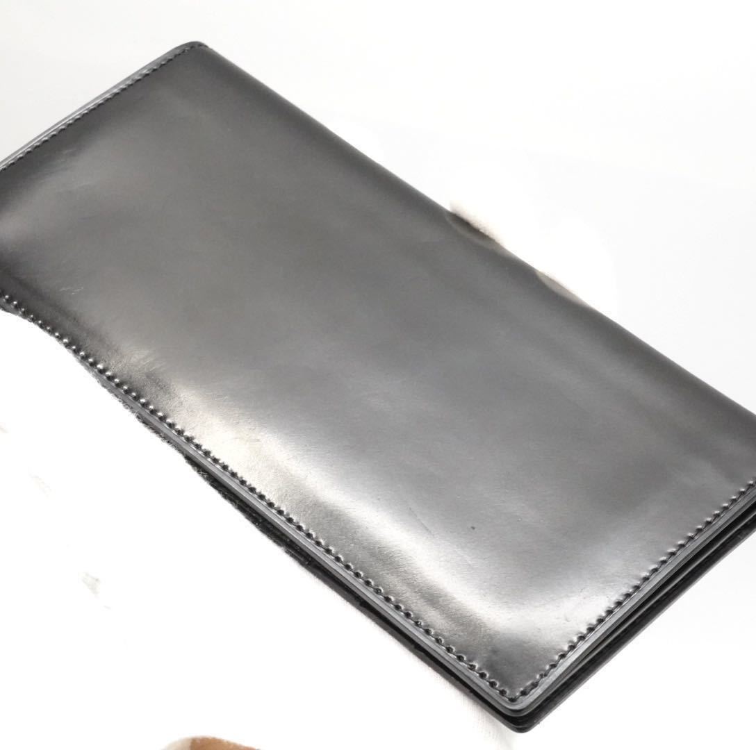レア 美品 MARUSHO ホーウィン社 シェルコードバン 長財布 レア 美品 MARUSHO ホーウィン社 シェルコードバン 長財布