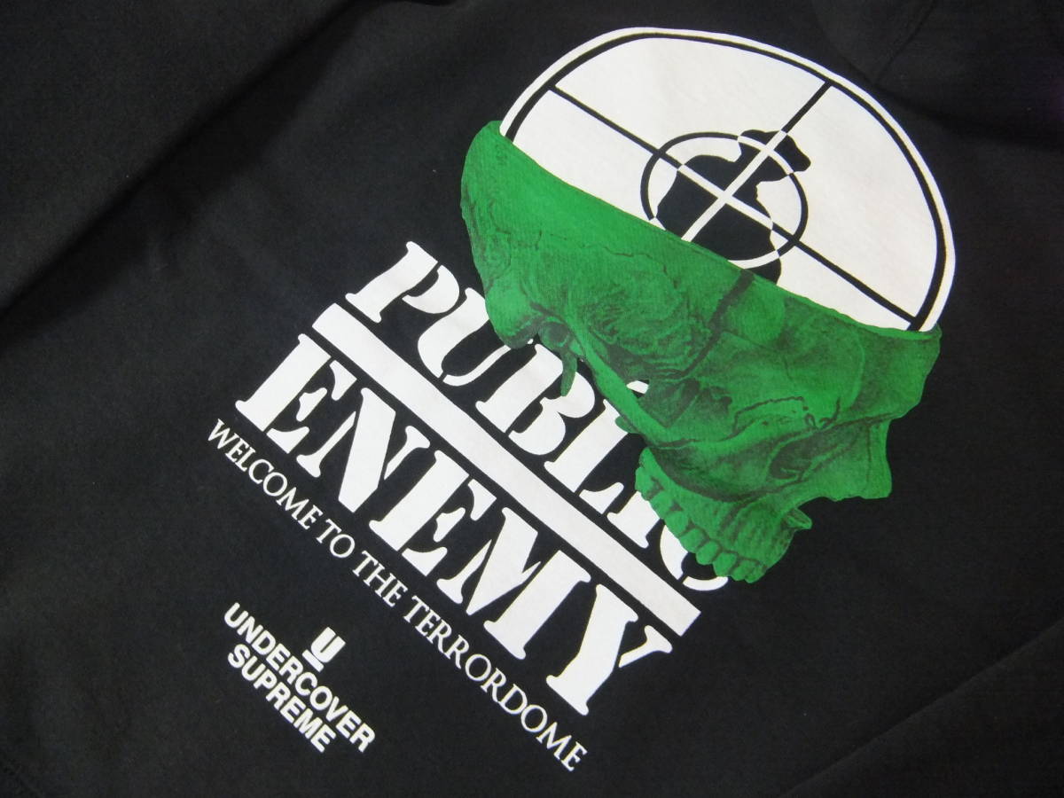 シュプリーム Sサイズ！UNDERCOVER Public Enemy Terrordome Hooded Sweatshirt 新品未使用！国内正規品！アンダーカバー Supreme 18ss