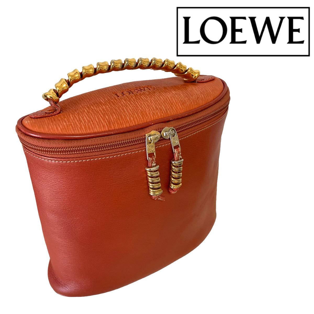 希少 ロエベ LOEWE ベラスケス バニティバッグ ハンドバッグ ポーチ-