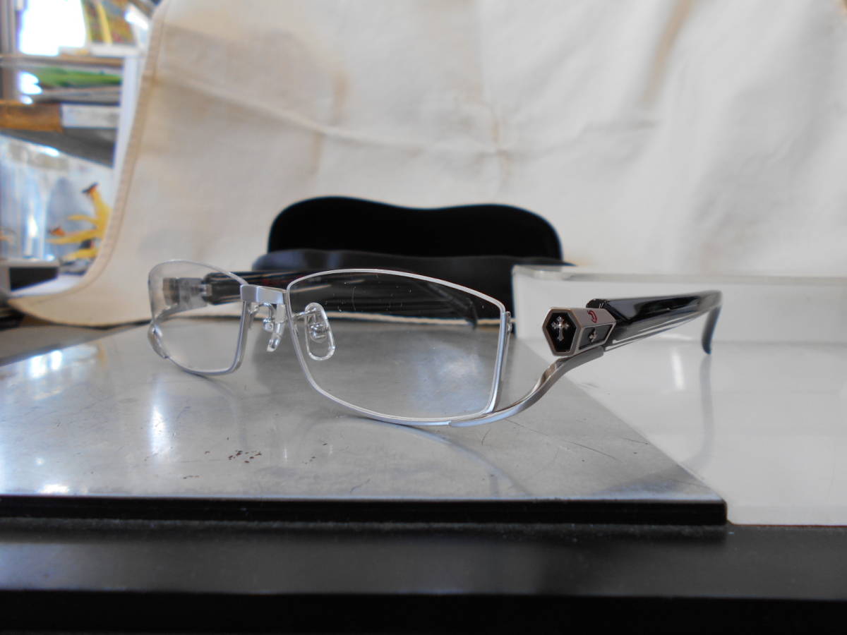 CHRONIC black nik super good-looking reverse half rim glasses frame CH-133-1 stylish 
