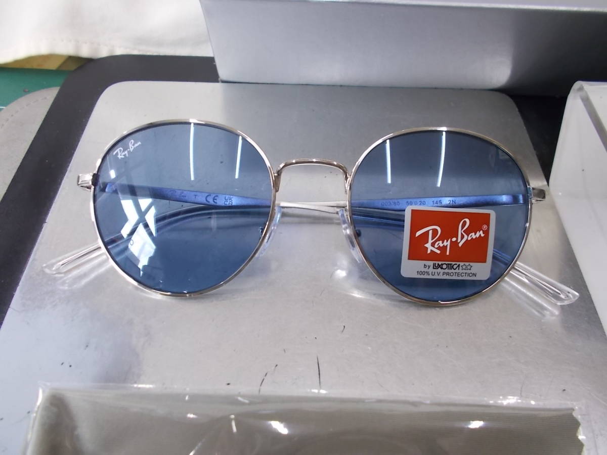  RayBan RayBan раунд Boston солнцезащитные очки RB3681-003/80-50size модный 