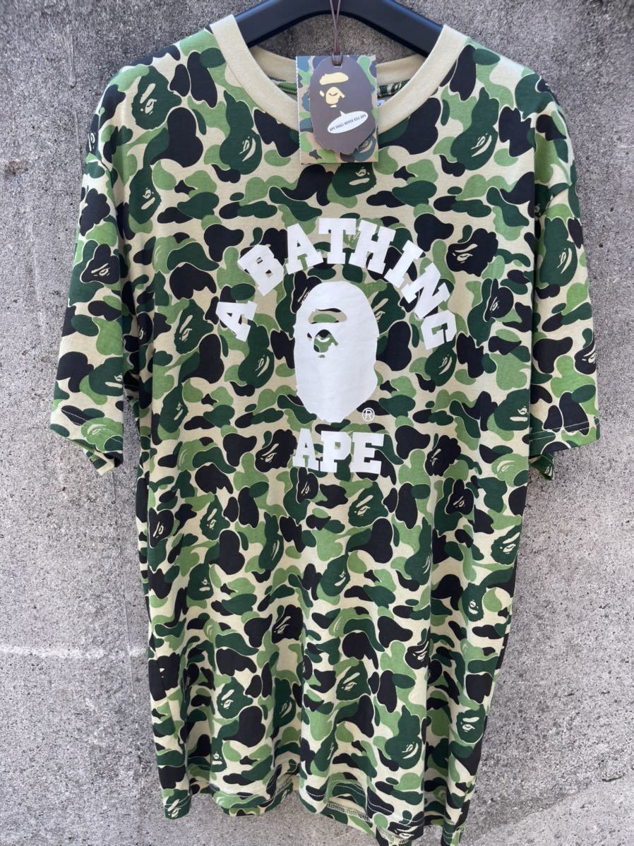 A BATHING APE ABC camo TEE カモ柄 カモフラ Tシャツ サイズXL ア