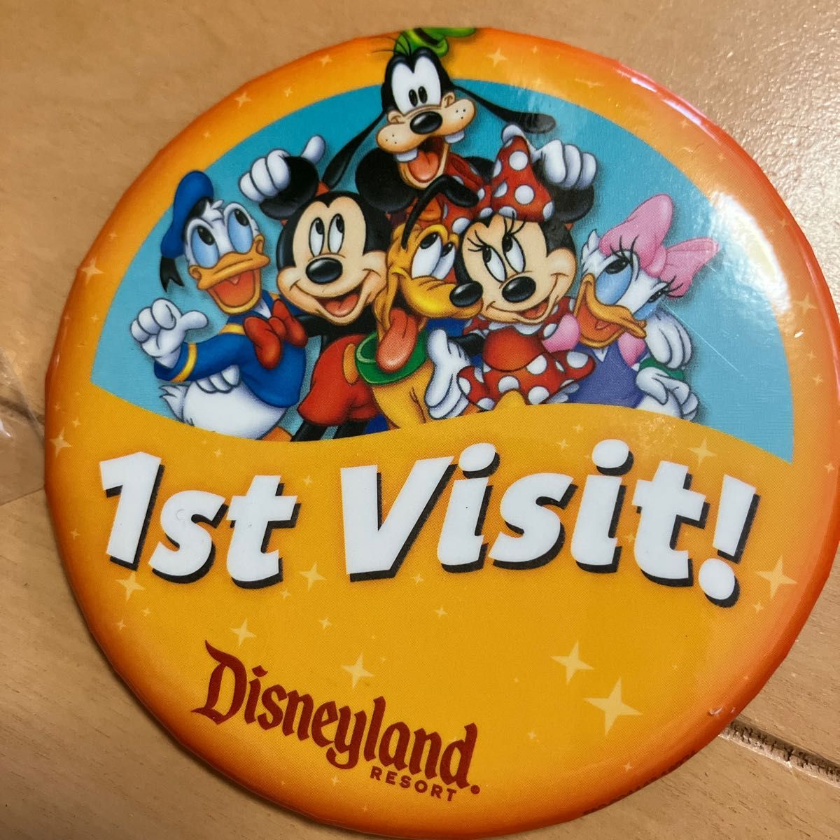 【新品】海外ディズニーチケットホルダーピンバッチDisneyland 3個セット ディズニーランド チケットホルダー 缶バッチ ピンバッジ 3点
