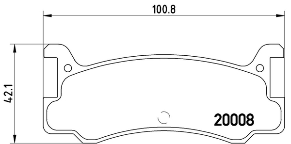 ブレンボ ブラックパッド リア左右セット ブレーキパッド ユーノスプレッソ/AZ-3 ECPSA/EC8S P49 005 brembo BLACK PAD ブレーキパット_画像4