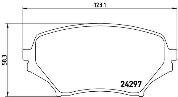 ブレンボ ブラックパッド フロント左右セット ブレーキパッド ロードスター/ユーノスロードスター NCEC P49 043 brembo BLACK PADの画像4