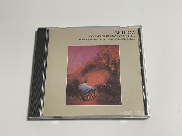 CD『ベルリオーズ:幻想交響曲 ピエール・ブーレーズ ロンドン交響楽団』FDCA323 CBS/SONY 初期盤 CSR刻印_画像1