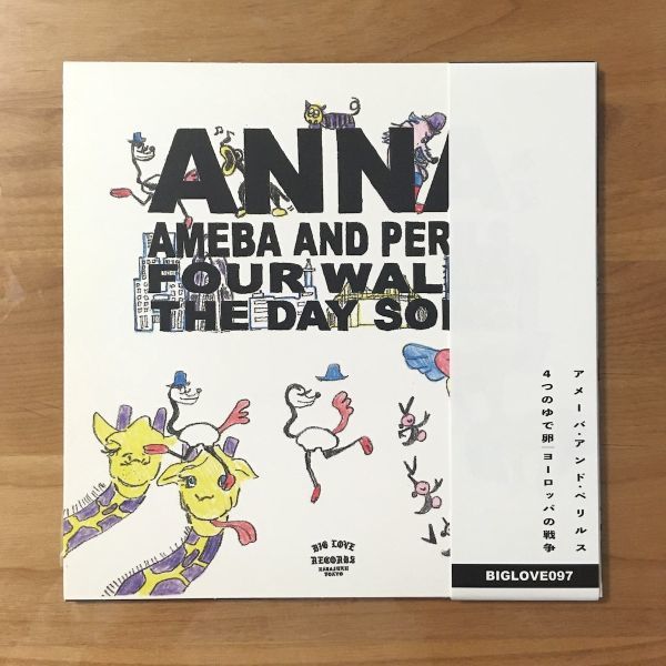 [ limitation 150 sheets 7inch obi attaching ] ANNA ( Yamato . south NANA YAMATO ) / AMEBA AND PERILS (BIGLOVE097) inspection ) analogue record 7 -inch LP OBI
