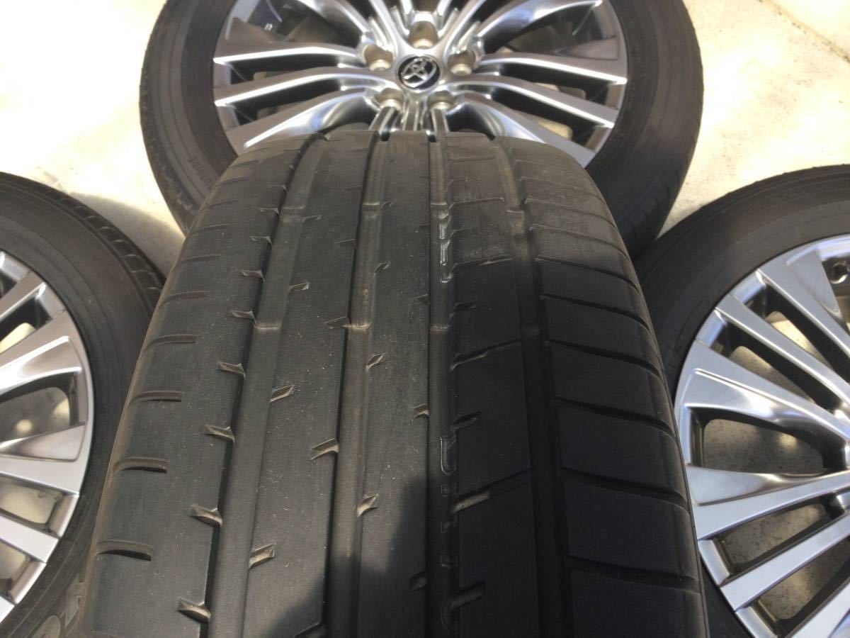 トヨタ ハリアー 80系 純正 19インチ アルミホイール 225/55R19 4本