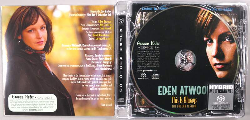 Hybrid SACD) Eden Atwood 『This Is Always : The Ballad Session