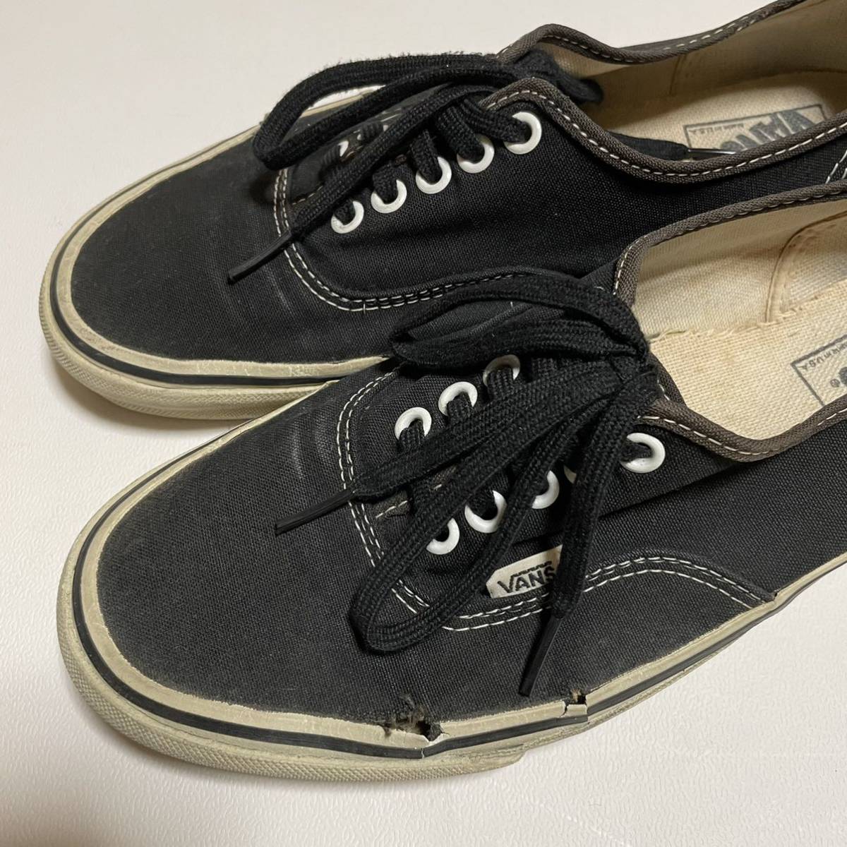 最安値に挑戦】 vans vintage 90s 【レア】80s USA製 authentic 劣化