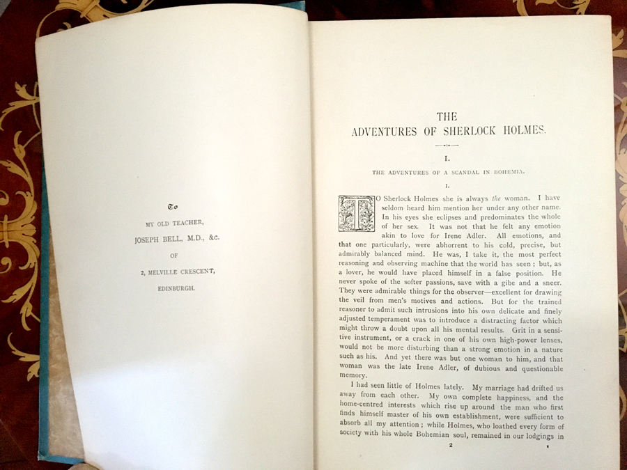 The Adventures of SHARLOCK HOLMES -stroke Land magazine issue (1893 year version ) &#34;second edition&#34; original 