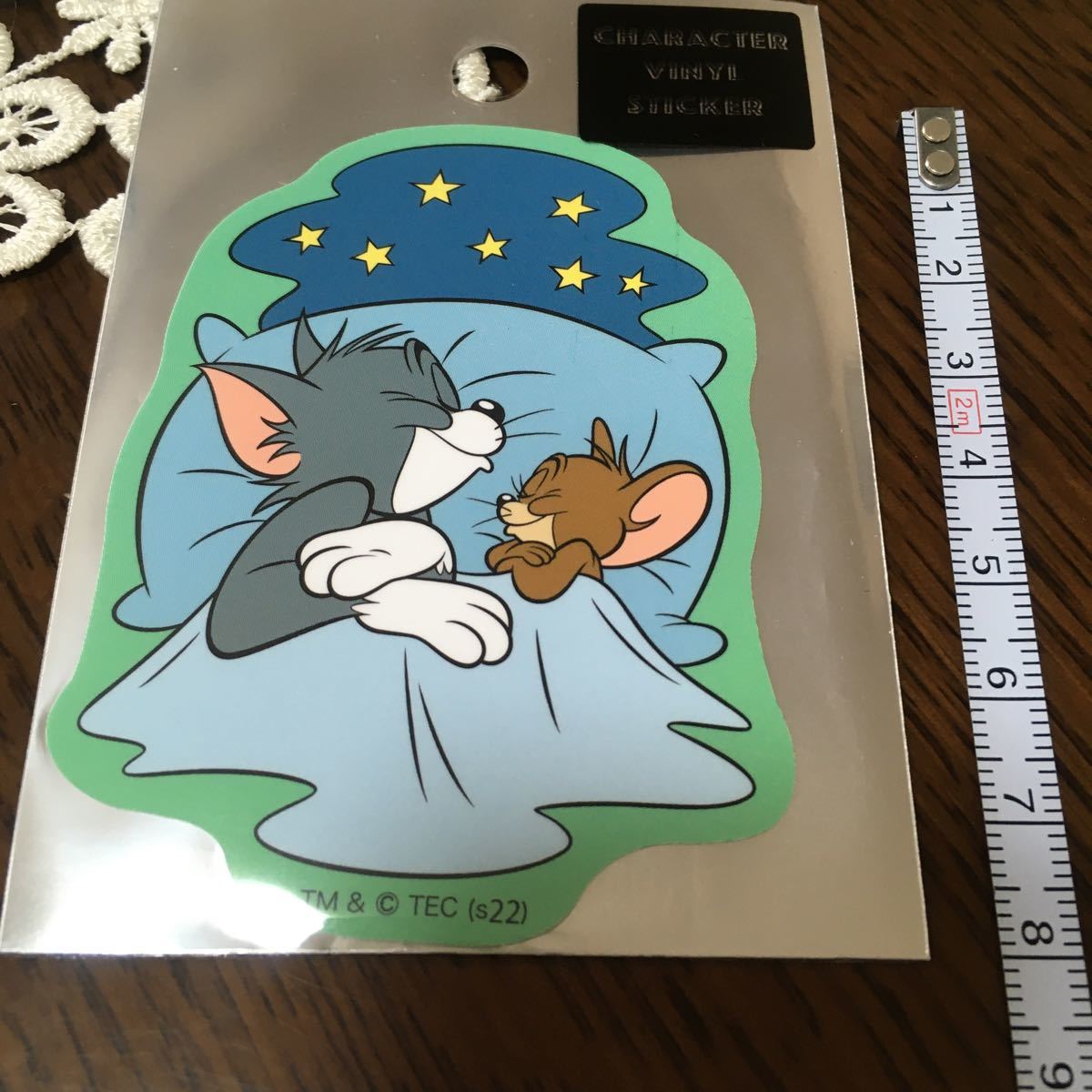  made in Japan Tom . Jerry character anime sticker seal enduring . water-proof coating postage 84 new goods .. charcoal 