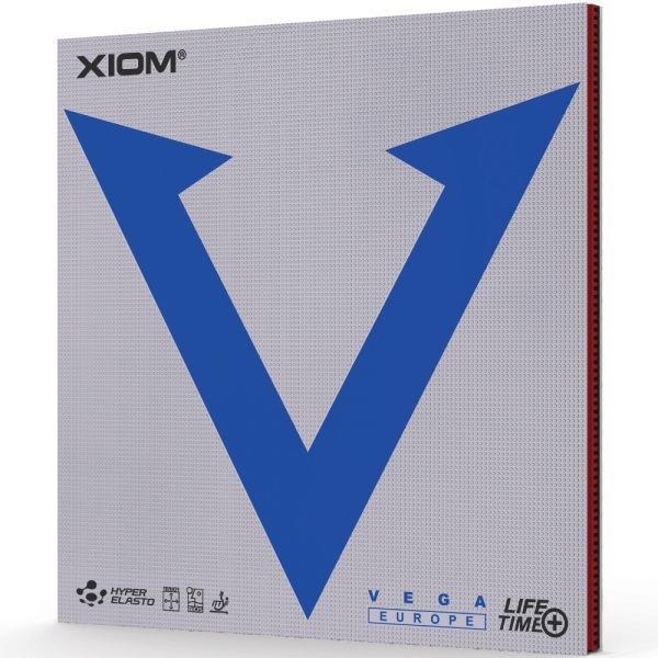 [卓球]VEGA EUROPE(ヴェガ　ヨーロッパ) 赤・2.0　XIOM(エクシオン)_メーカーさんのパッケージ画像です。