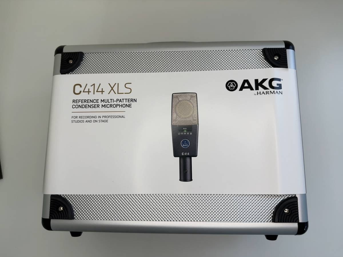 AKG C414 XLS サイドアドレス型 コンデンサーマイクロホン 付属品完備