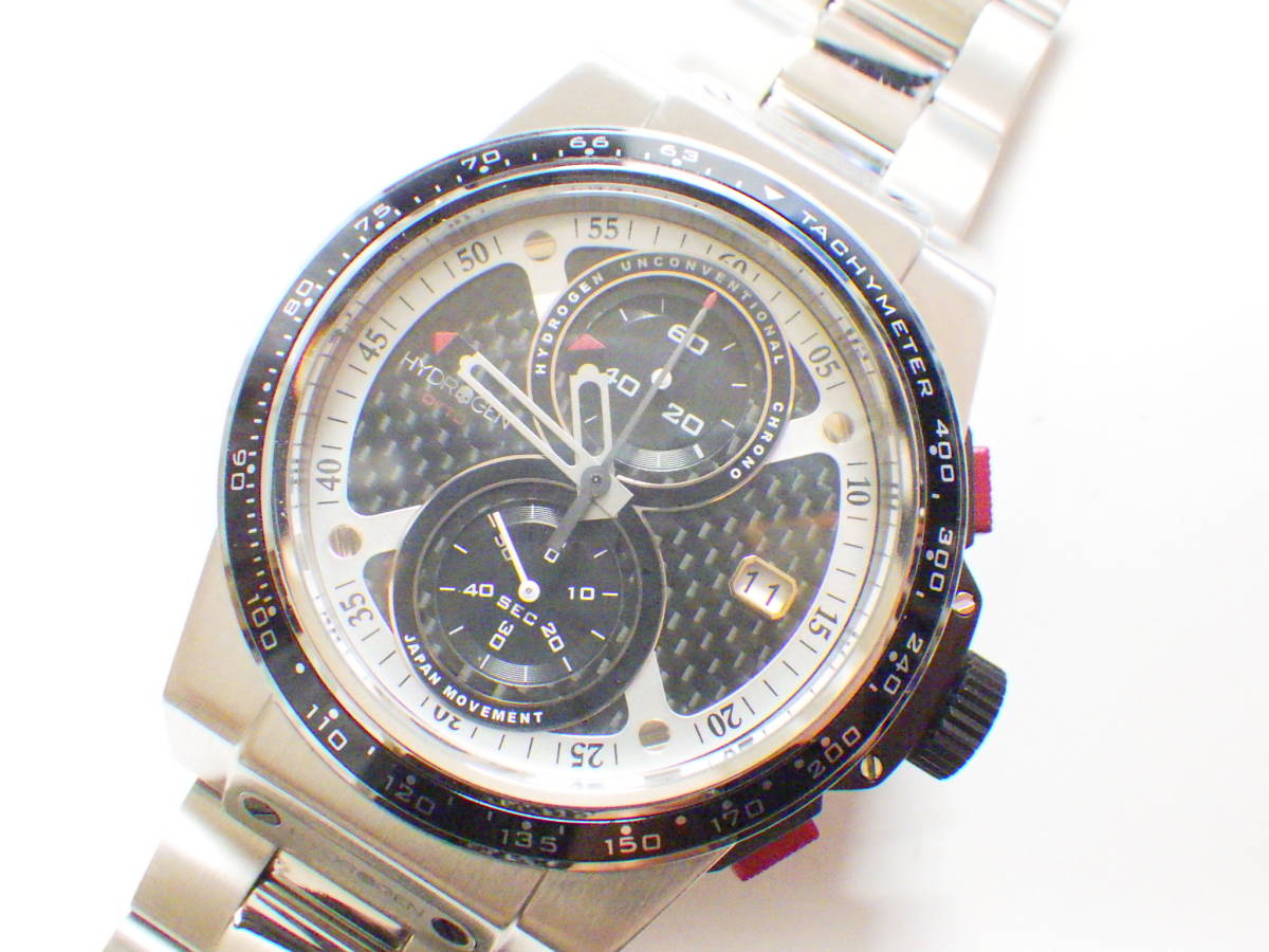 ハイドロゲン オットー スカル クロノグラフ腕時計 HW514403　#786
