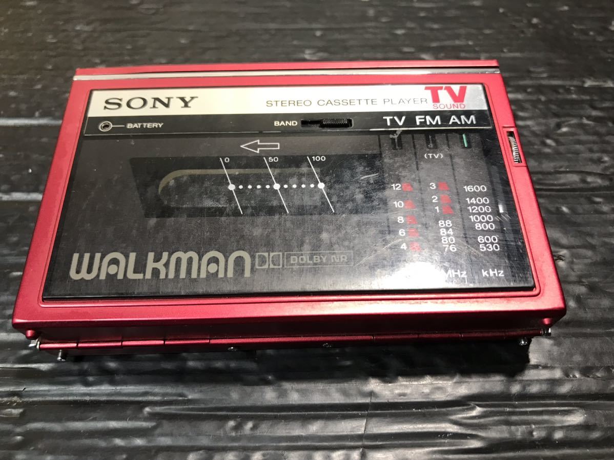 SONY WALKMAN WM-F30 カセットテープ再生-