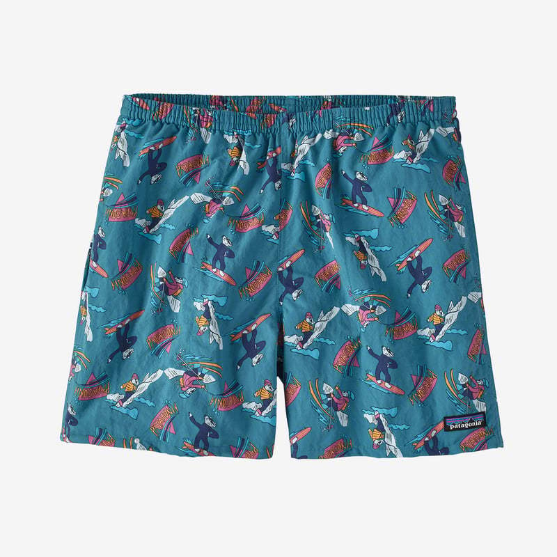 新品未使用 送料無料 patagonia パタゴニア mens baggies shorts メンズ バギーズ ショーツ size:S color:MBWA Mr. Badger: Wavy Blue_画像1