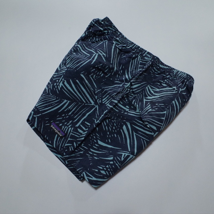 送料無料 SP19 patagonia パタゴニア mens baggies shorts メンズ バギーズ ショーツ size:S color:Blue/Rain Fern Reverse ブルー