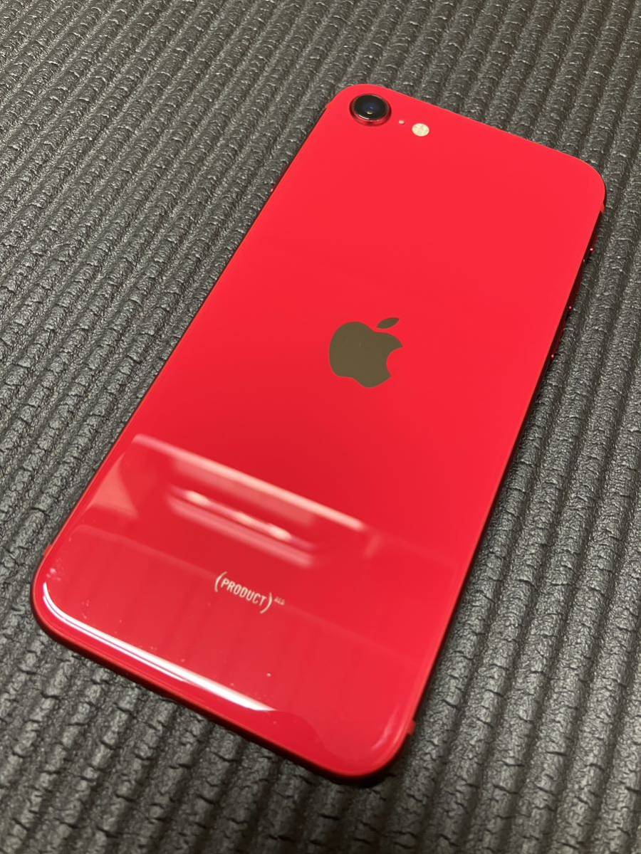 iPhone se2 128GB 100% product red Apple SIMフリー 第2世代
