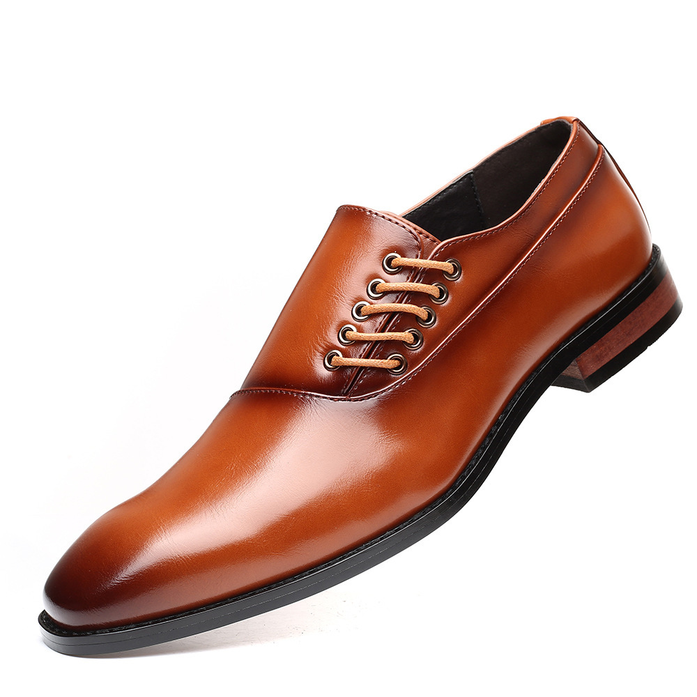 新作 メンズ ビジネスシューズ カジュアルシューズ 革靴 紳士靴 フォーマル 大きいサイズあり ブラック 24.5cm~27.5cm_画像7