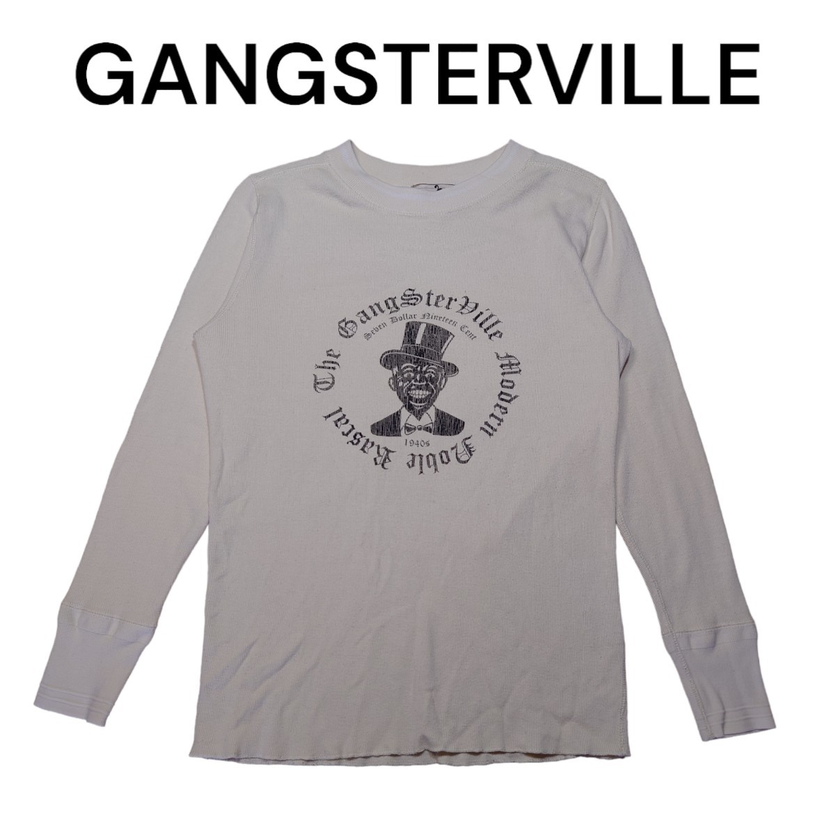 完売品 ギャングスタービル ビッグプリント ロンT GANGSTERVILLE 長袖Tシャツ｜PayPayフリマ