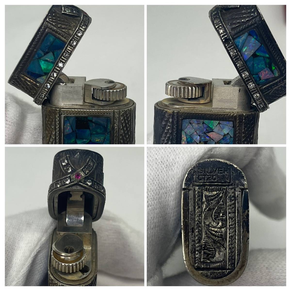 Cartier/カルティエ/ガスライター/2点まとめ売り/オパール/付属品付き