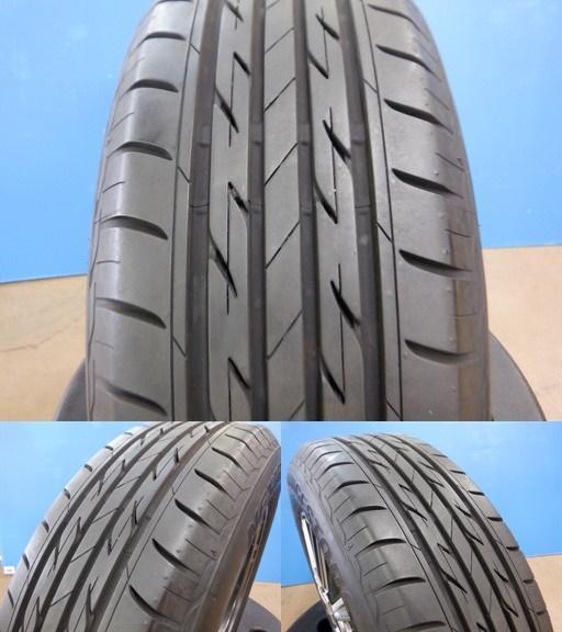 ４本セット185/65R15 ブリヂストン ネクストリー 新品中古混合タイヤ ティラードS 15インチ 6.0J ET53 5H114.3 フリード フリード+_画像7