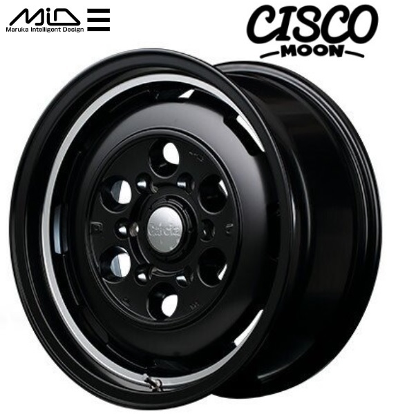 取寄せ品 MID Garcia CISCO MOON ナンカン FT-9 WL 165/65R15インチ LA900系 タフト MA06系 MA07系 ソリオ MB06系 MB07系 デリカD:2_画像6