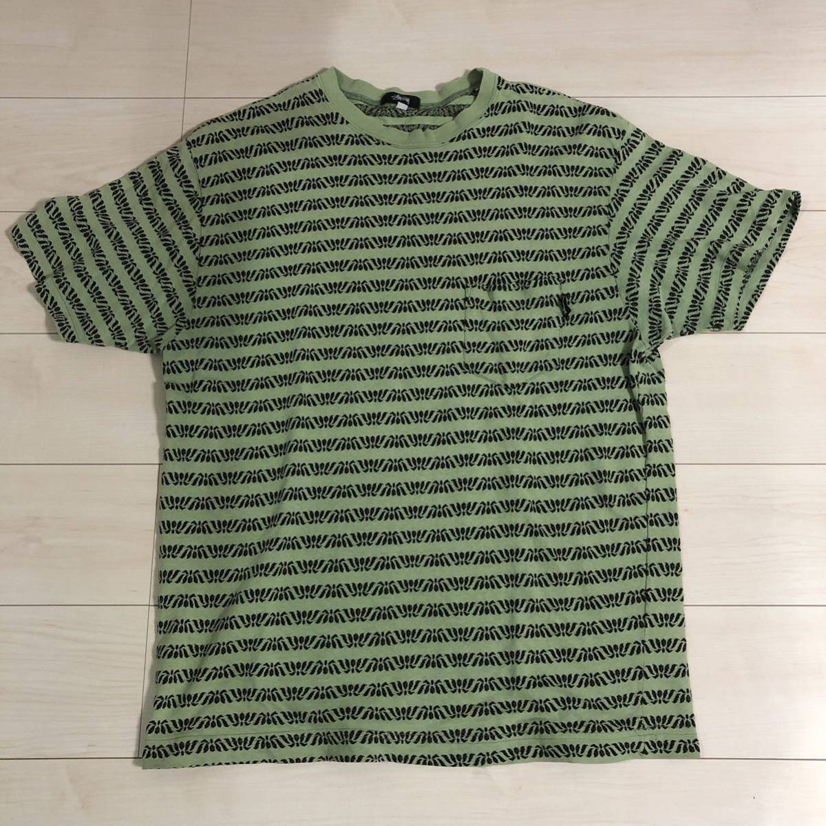 日本限定 80´s 80s オールドステューシー 黒タグ ポケットボーダーT