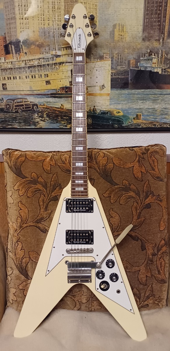 flying V/フライングv】EDWARDS E-FV-100D/CH-