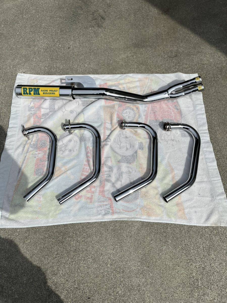出産祝いなども豊富 ☆美品 バリオス フルエキ RPM風ショートマフラー