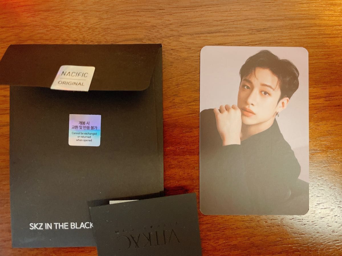 straykids nacific バンチャン 両面トレカ SKZ IN THE BLACK straykids nacific バンチャン 両面トレカ SKZ IN THE BLACK