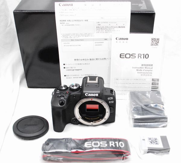 超美品・メーカー保証書 付属品完備】Canon キヤノン EOS R10