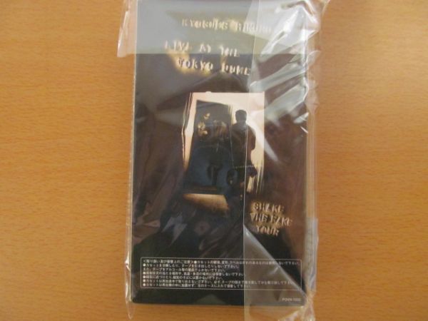 (41929)KYOSUKE HIMURO　氷室京介 LIVE AT THE TOKYO DOME SHAKE THE FAKE TOUR VHS　ビデオテープ　USED_保管品です。