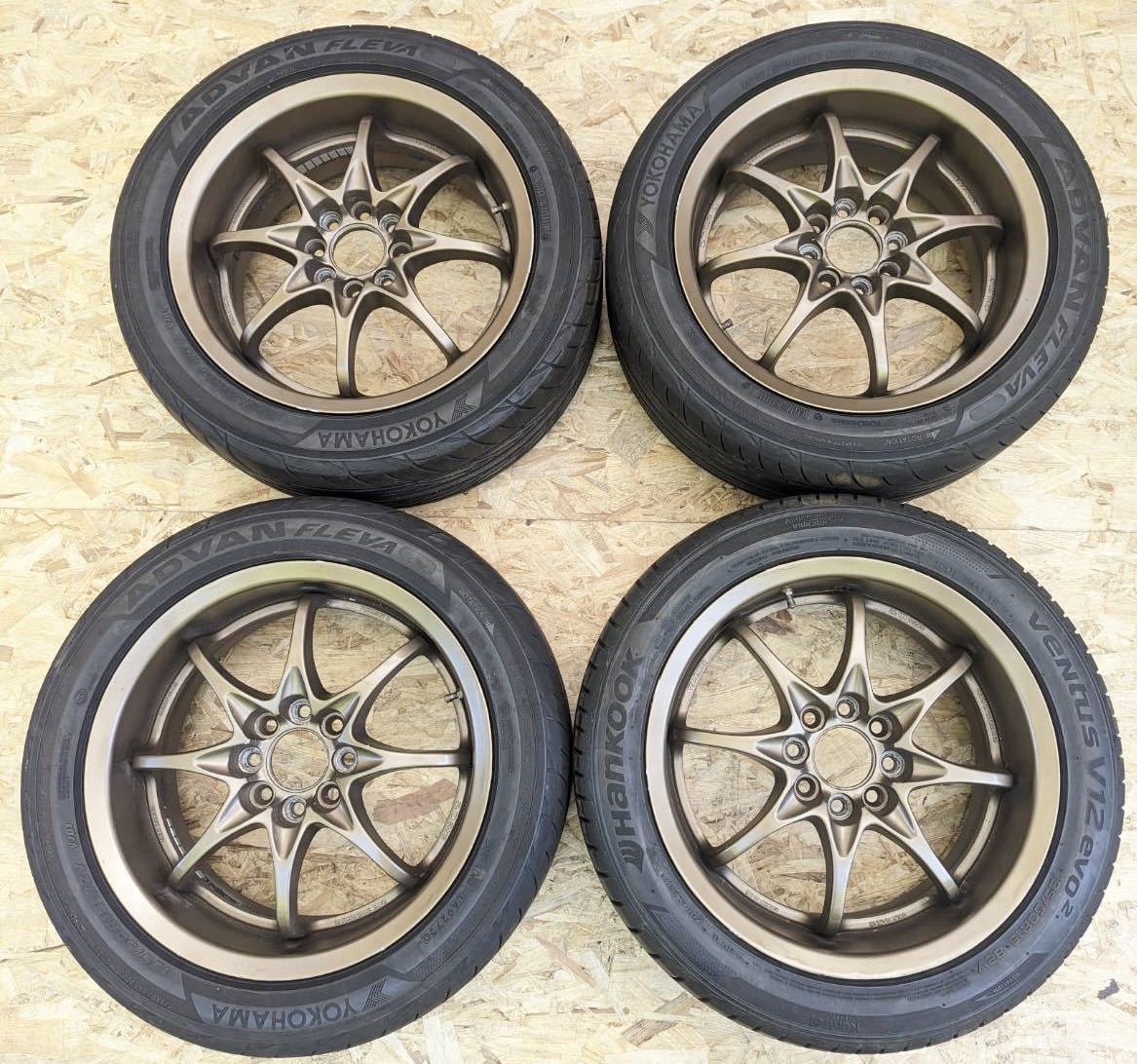 希少!】RAYS GROUP N-RS 15インチ 6.5J +45 PCD100 4穴 ヨコハマ