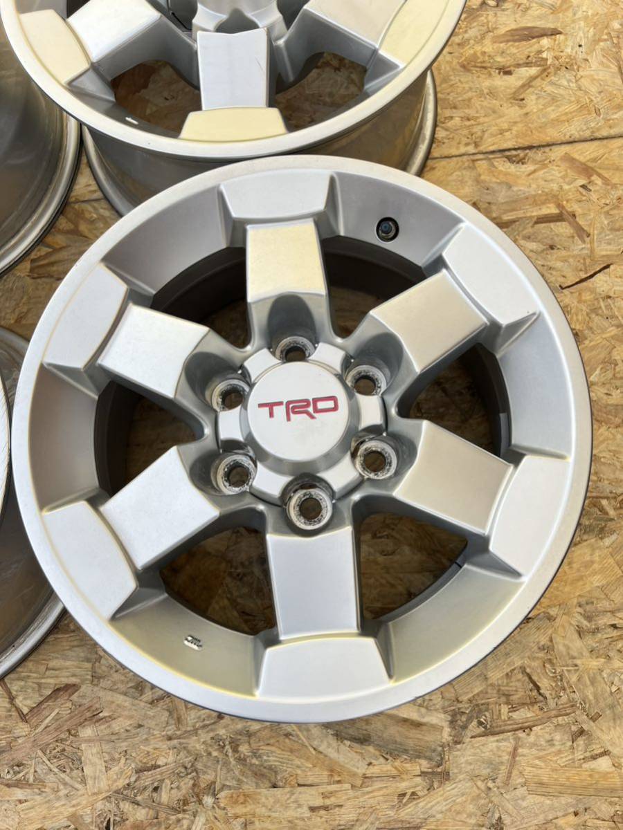 [ rare!] Tacoma TRD wheel US Toyota 16 -inch 7.5J +15 PCD139.7 6 hole FJ Cruiser Hilux Tundra original option wheel 