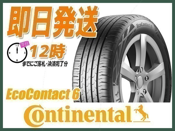 205/60R16 4本セット(4本SET) Continental(コンチネンタル) EcoContact6 EC6 サマータイヤ (送料無料 当日発送 新品)_画像1